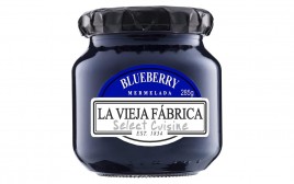 La Vieja Fabrica Blueberry Mermelada (Jam)  Glass Jar  285 grams